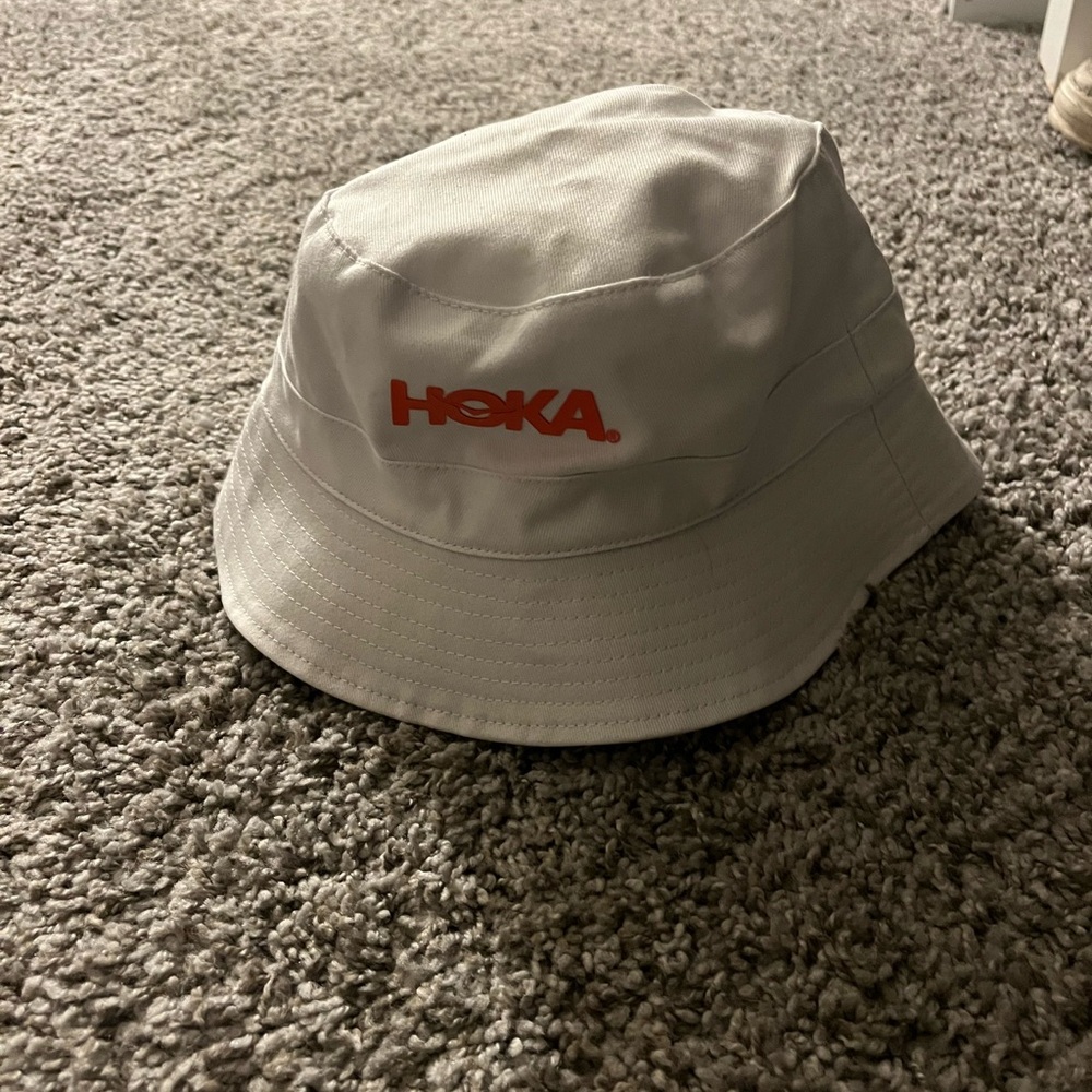 White Hoka bucket hat - Picture 2 of 3
